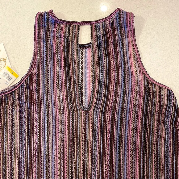 Becca Swim Knit Coverup Purple with Tied Knot! - Picture 8 of 9